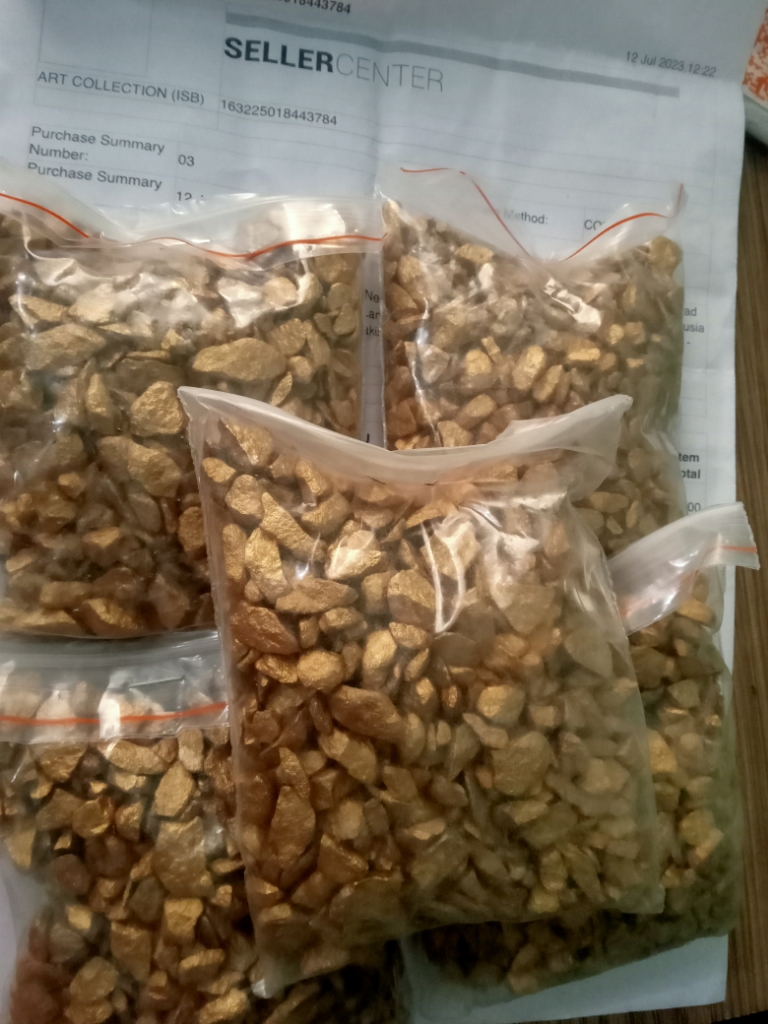 Golden & Silver Crushed Stones (500g / 1000g) - Image 3