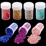 Metallic crushers glitter, broken glass for resin, resin fillers, geode coaster glitter, metallic crushed glass, epoxy art glitter, resin craft supplies, DIY resin glitter