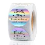 thank you stickers, thank you labels roll, packaging stickers, small business stickers, thank you seal labels, handmade packaging stickers, order sealing stickers