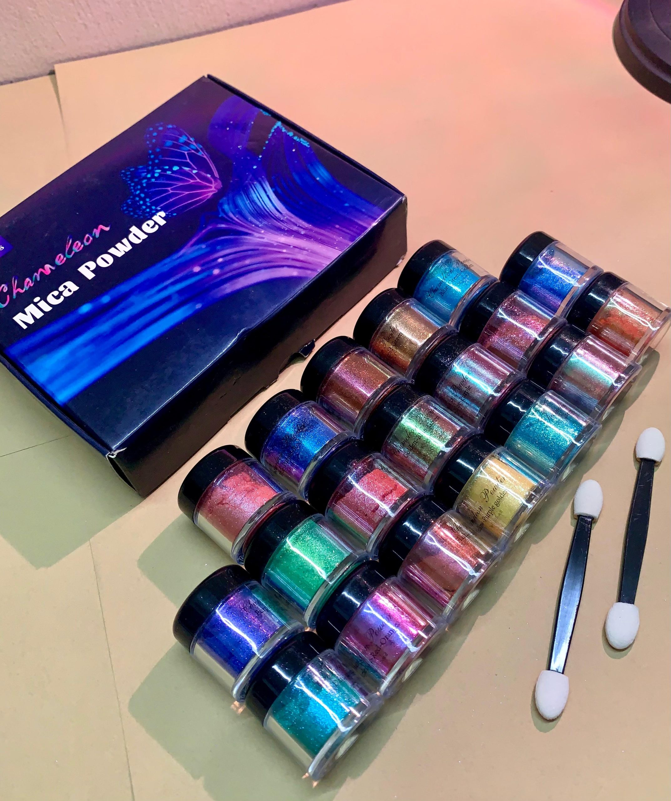 Chameleon Mica Powder Color Shift Pigment – Epoxy Resin (3g Each) - Image 2