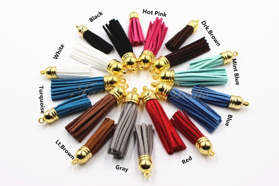 Leather Tassels for Keychain, Bag, Cellphone & DIY Décor – Set of 10 Pieces - Image 4