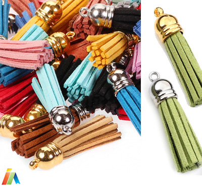 Leather Tassels for Keychain, Bag, Cellphone & DIY Décor – Set of 10 Pieces - Image 3