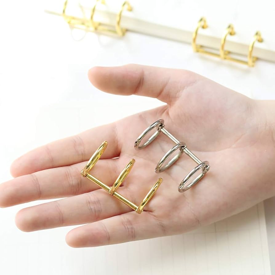 2 pcs 3Hole Metal Binder for Resin Books , Crafts , Files 20 mm - Image 4