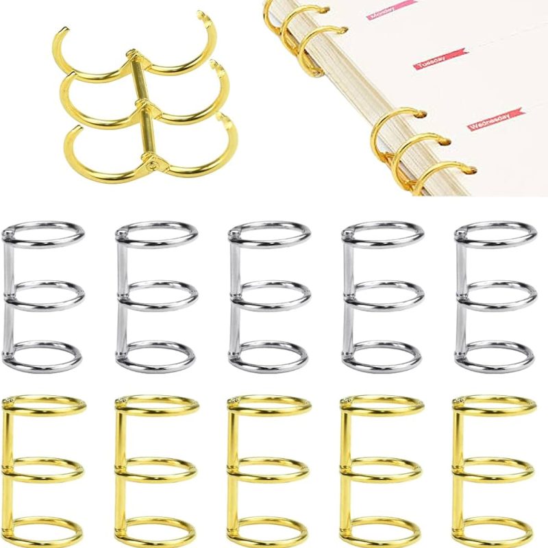 2 pcs 3Hole Metal Binder for Resin Books , Crafts , Files 20 mm