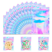 holographic zip lock bags, resealable craft bags, small storage bags, holographic packaging, resin storage bags, jewelry organization bags, craft supply bags, reusable zip lock bags
