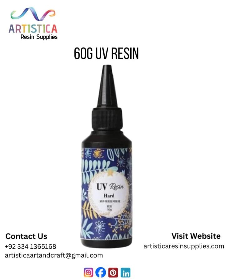 60g UV resin, clear UV resin, fast curing resin, UV resin for jewelry, resin craft supplies, UV epoxy resin, crystal clear resin, resin for bezels