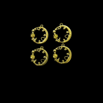 open back bezel, resin bezel links, flat round bezel, star moon heart bezel, resin jewelry bezel, UV resin bezel, epoxy resin charm base, jewelry making supplies