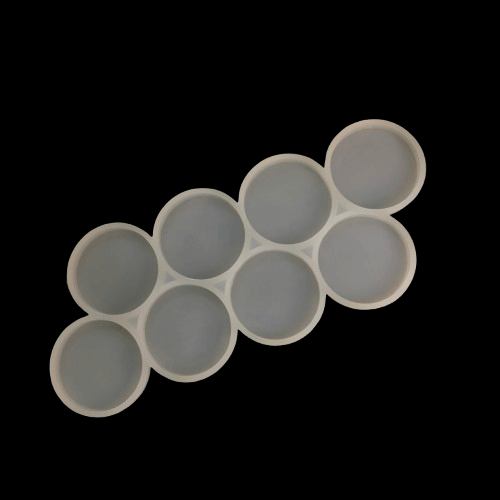 8 in 1 keychain mold, round keychain mold, resin keychain mold, circle silicone mold, epoxy resin mold, DIY keychain mold, resin pendant mold, silicone resin mold, craft resin supplies