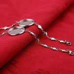 20mm bezel bracelet base bezel bracelet with chain resin bracelet base blank bracelet finding epoxy resin bracelet UV resin bracelet base DIY bracelet making resin jewelry findings bracelet base for resin jewelry making supplies